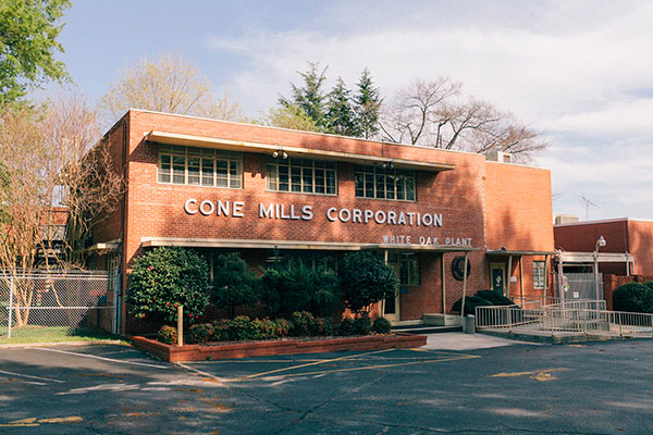 Американская фабрика по производству денима Cone Mills
