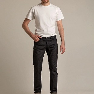 4Картинка Джинсы PLNB М342 Black Dry Hempy Selvedge