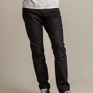 2Картинка Джинсы PLNB М342 Black Dry Hempy Selvedge